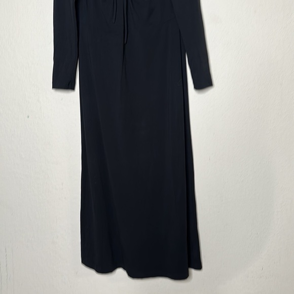 NWOT COS Halter Neck Maxi Dress Black Keyhole Convertible Minimalist Sz Medium - Picture 15 of 17